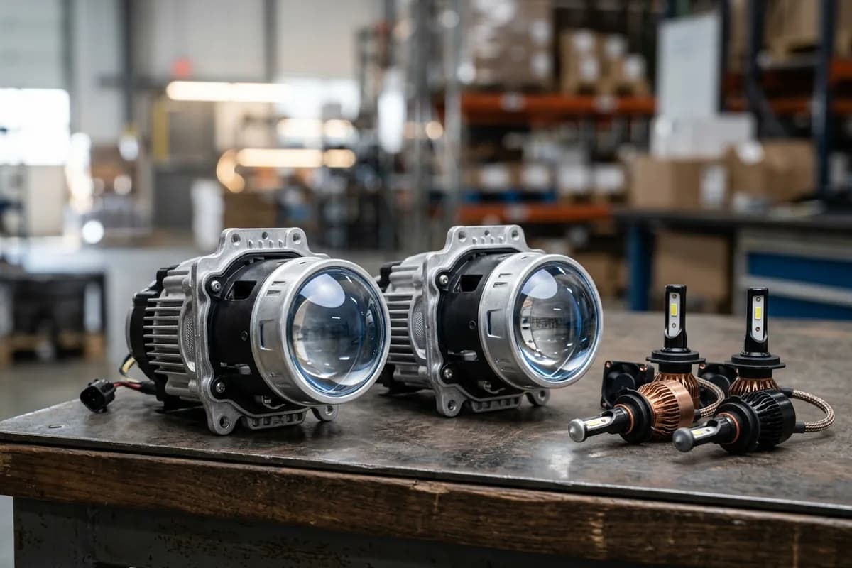 Iluminação Automotiva E Lentes De Farol