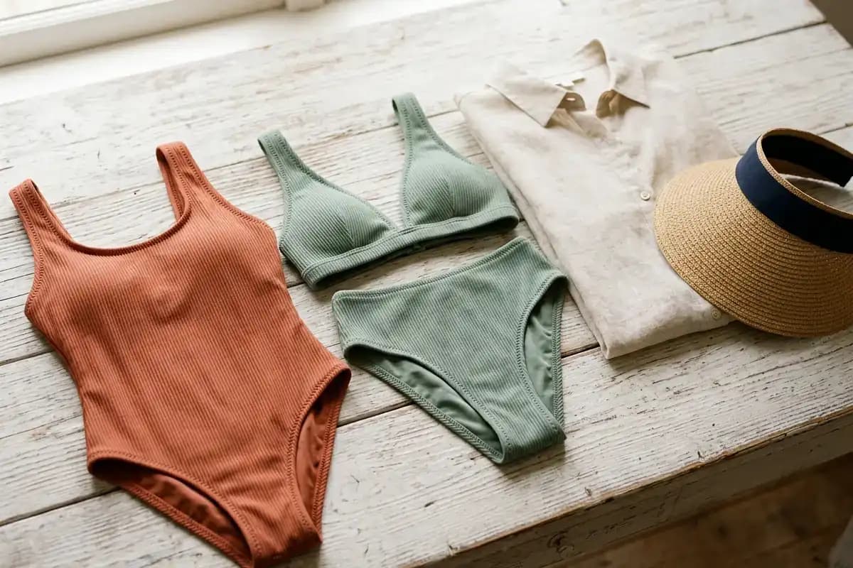 Moda praia e biquínis