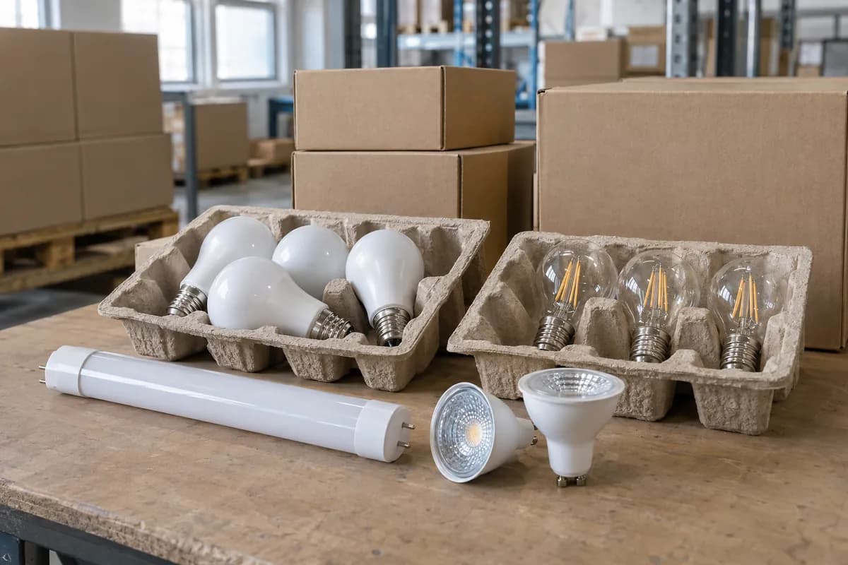 Lâmpadas e fontes de luz substituíveis
