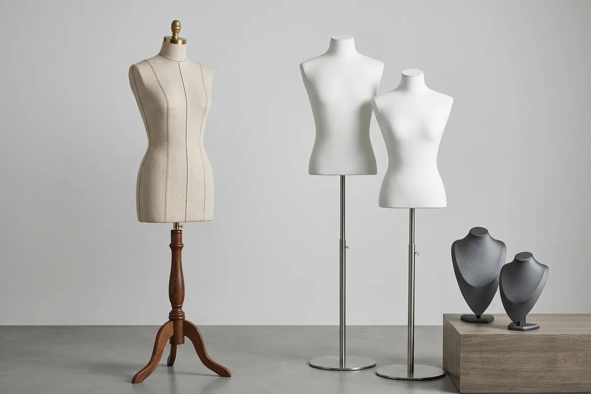 Manequins e suportes expositores
