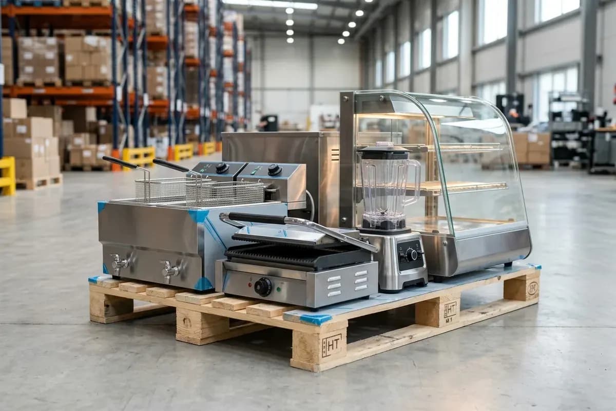Equipamentos para gastronomia e máquinas de venda automática
