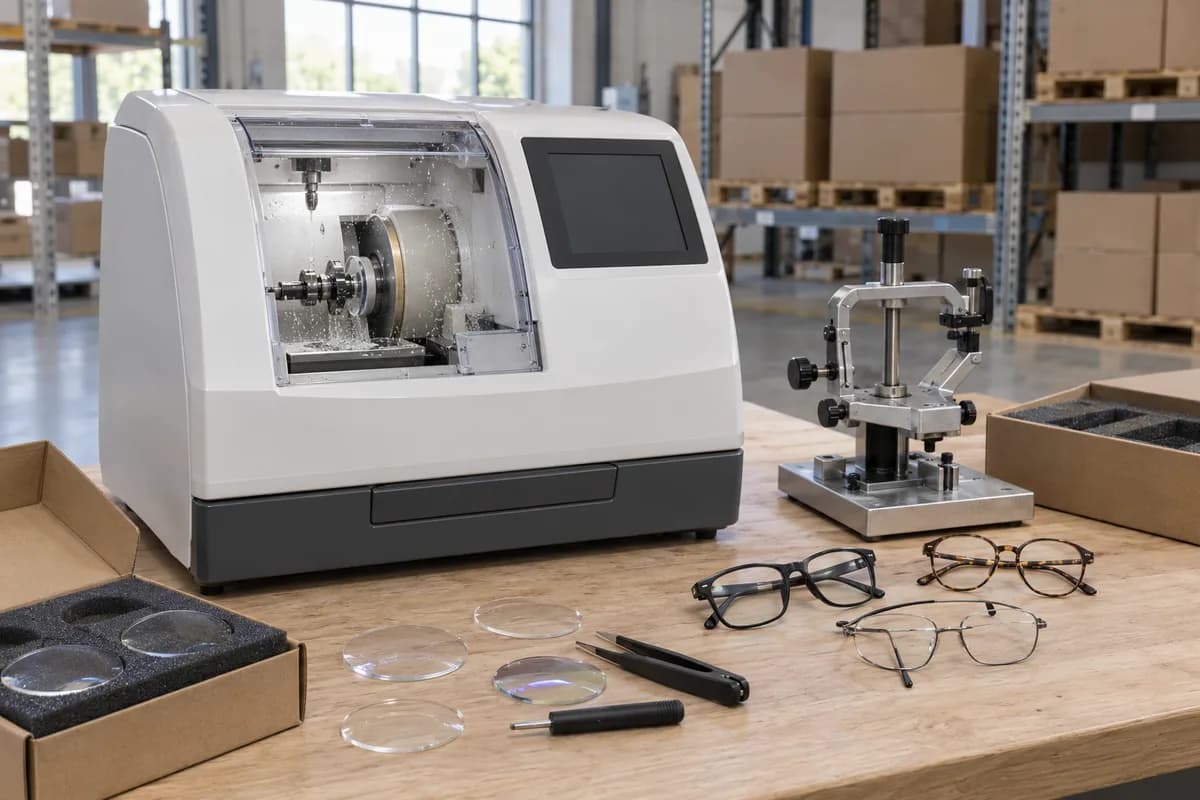 Equipamentos para fabricação de óculos