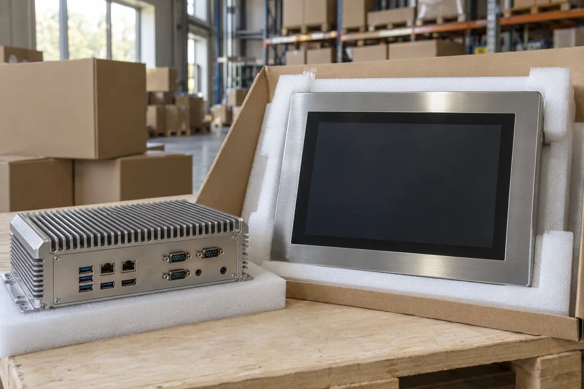 Computadores industriais e terminais de painel