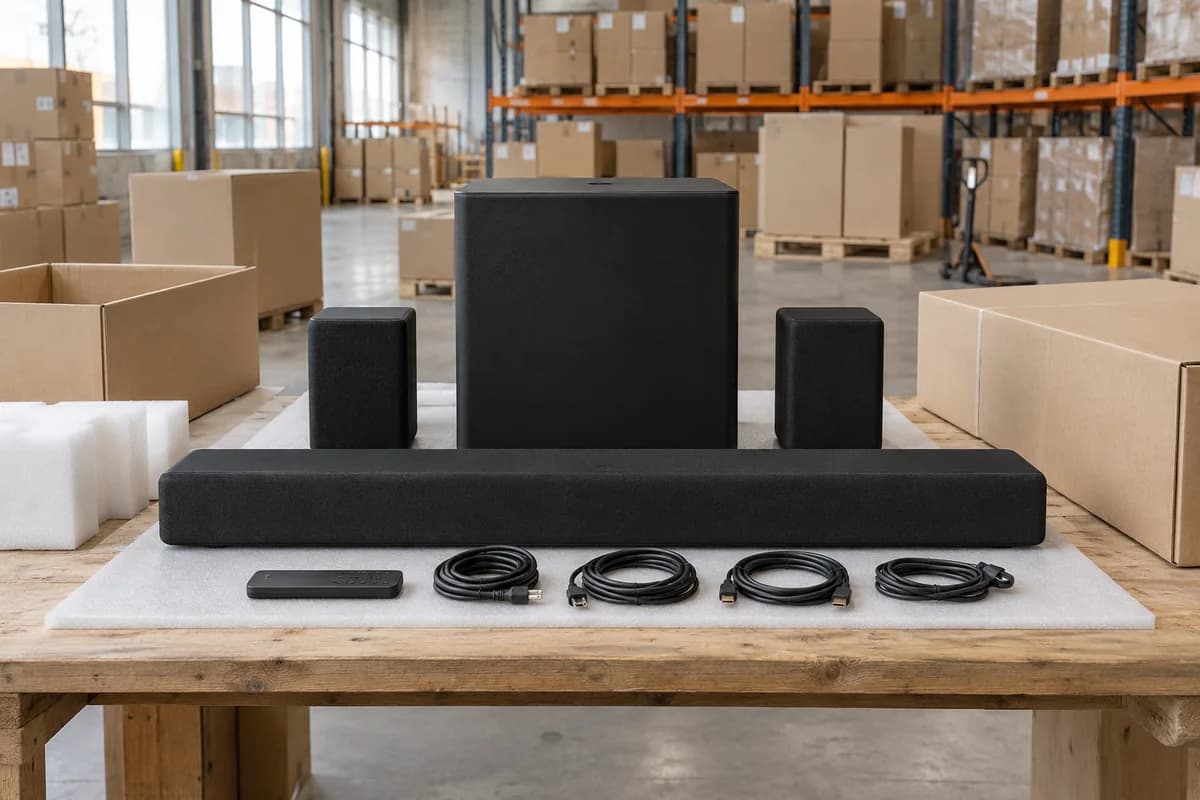 Soundbars e home theaters