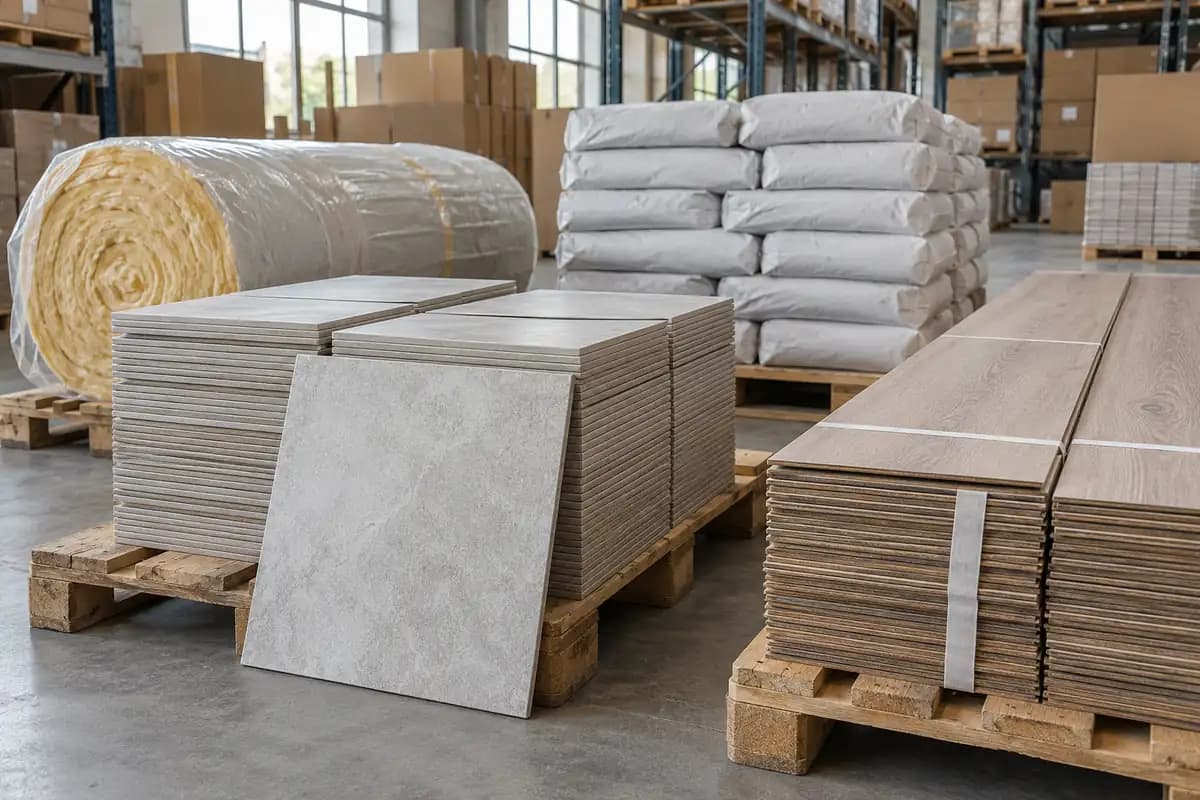 Materiais de construção e acabamento
