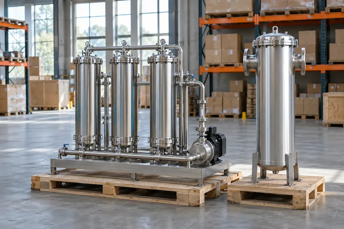 Instalações para tratamento de água e gases