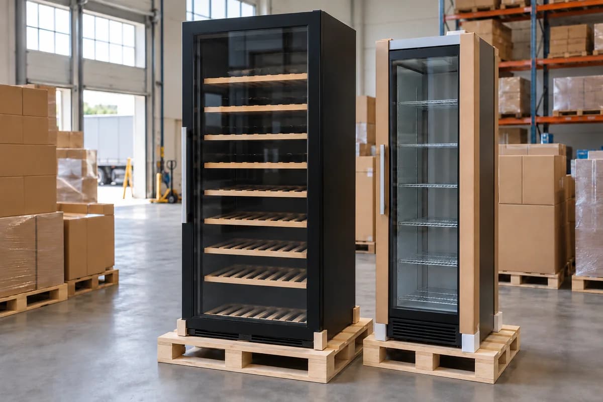 Adegas climatizadas e refrigeradores de vinho